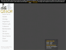 Tablet Screenshot of gioielleriageson.com